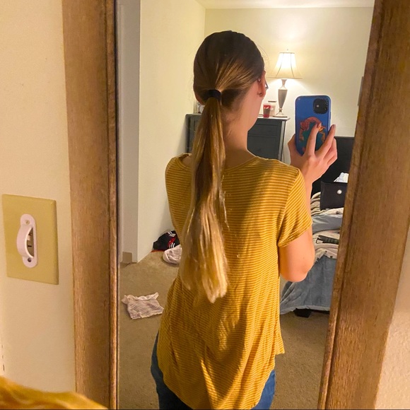 soft striped AEO t-shirt - Picture 4 of 5